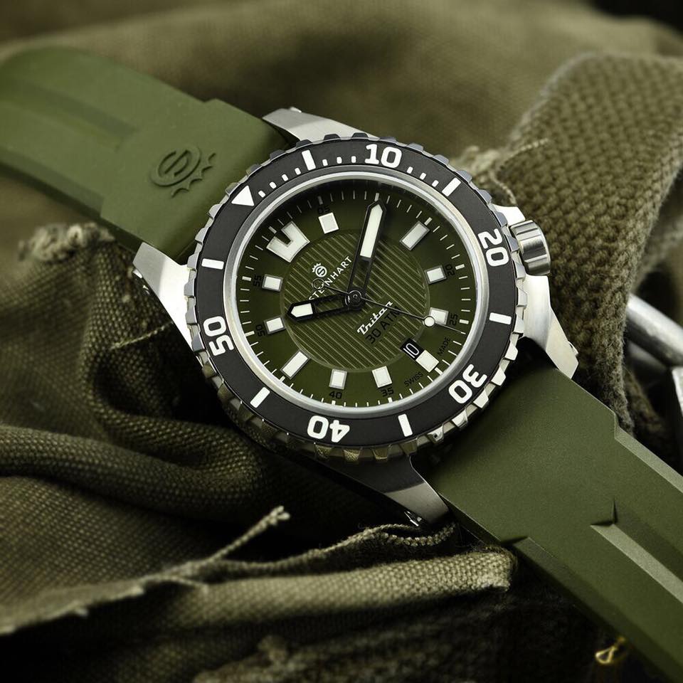 OceanicTime: STEINHART Triton 30 ATM GREEN